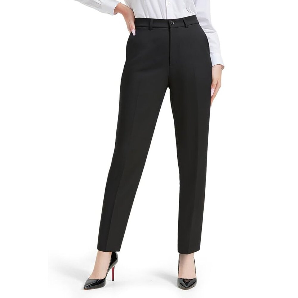 Zylioo Tall Women's Dress Pants 34 Inseam High Waisted Office Pants for Women
